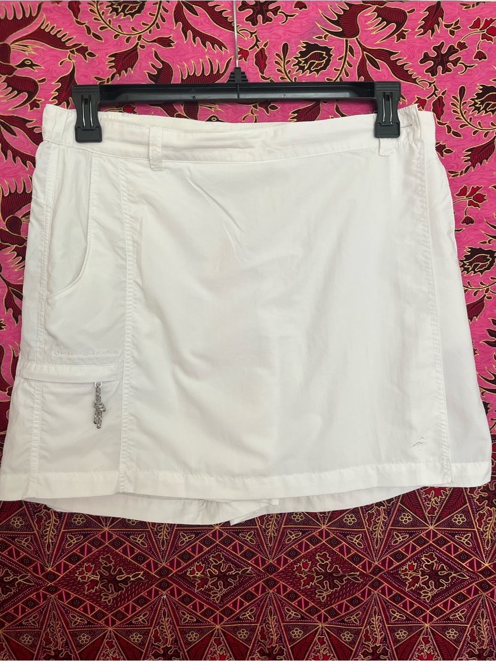 Columbia Omni-Shade White Cargo utility skort size L - Picture 2 of 11